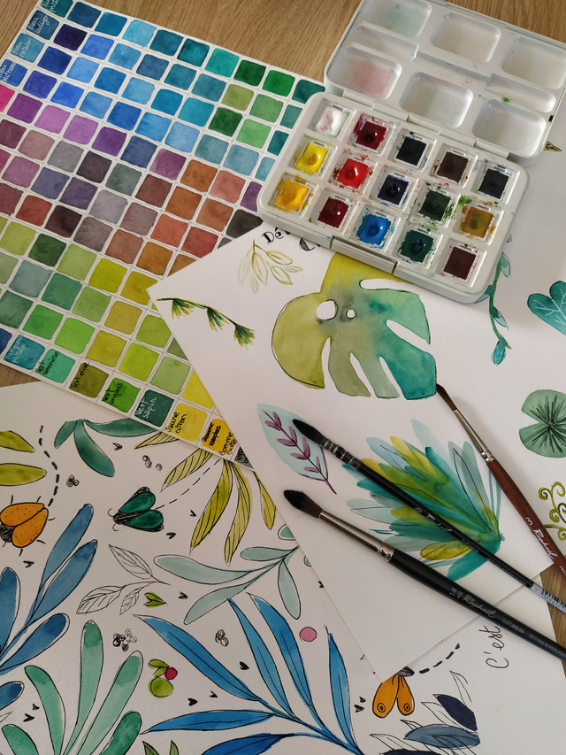 Ateliers aquarelle - Librairie Samtinalit