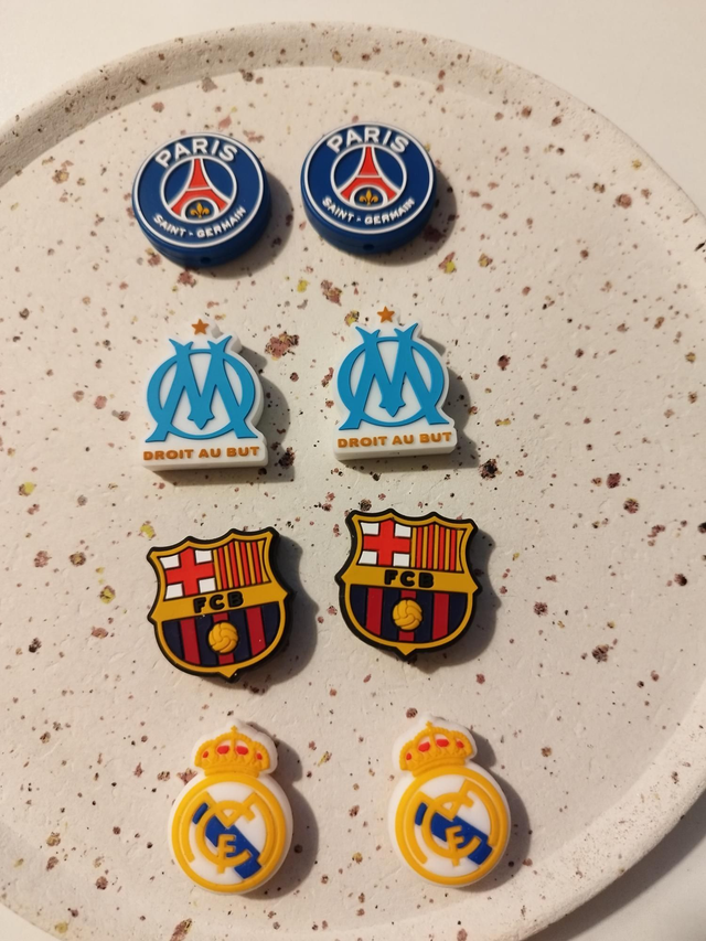 Perle en silicone Clubs de Football