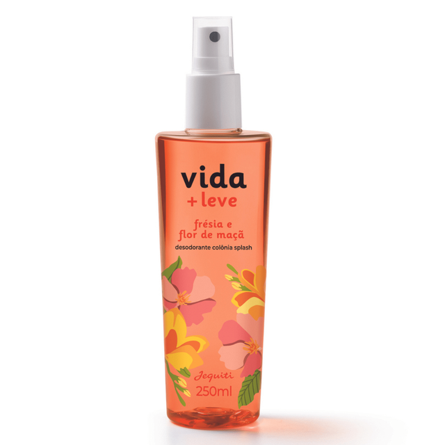 Desodorante Colônia Splash Vida + Leve Frésia E Flor De Maçã Jequiti, 250 ml