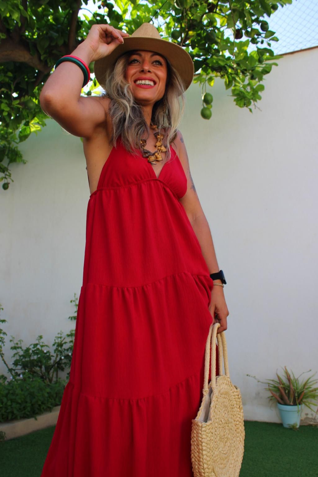 Vestido Cancun Rojo