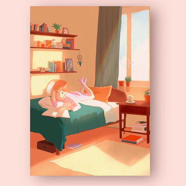 Illustration « lecture » A4