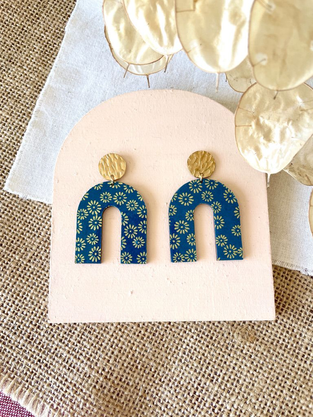 Boucles d’oreilles Arche simple - Couleurs variées (doré)