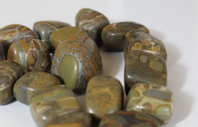 Bamboo Leaf Jasper Tumblestone