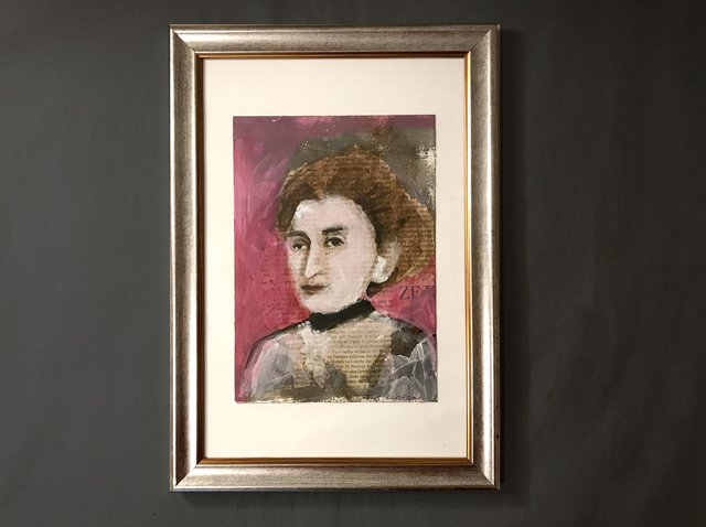 Freiheit ist Rosa (gerahmt), klein