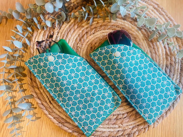 Pochette "Iris" ou étui à lunettes