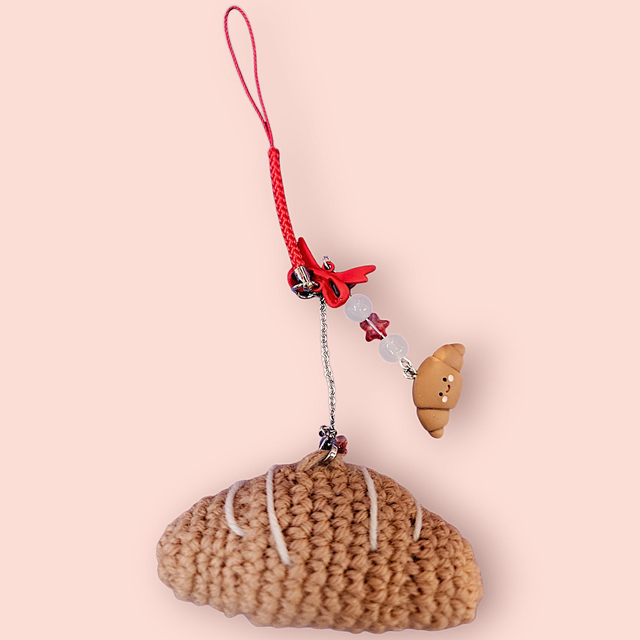 Crossaint keychain