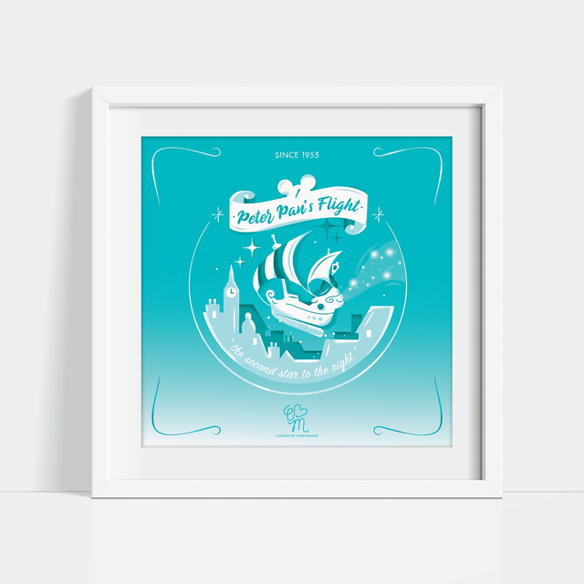 Illustration Attractions Légendaires | 01 Peter Pan's Flight