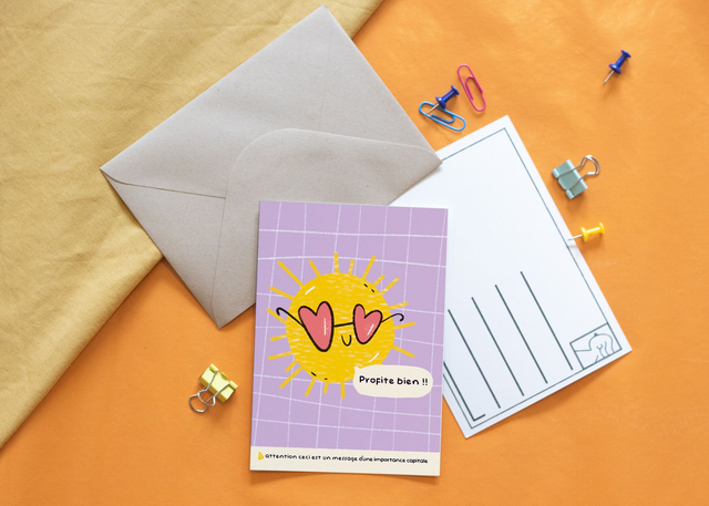 Carte Postale - Profite bien