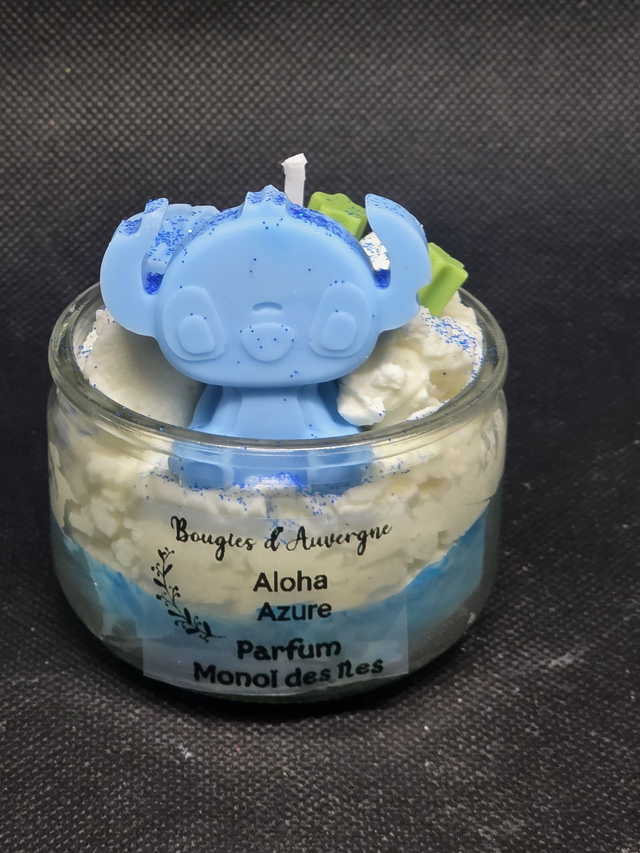 Bougie Aloha Azur Parfum Monoï des îles