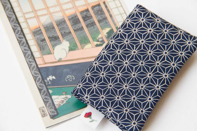 Tarjetero Mini Origami Blue