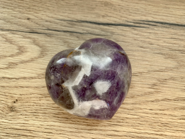 Coeur Améthyste chevron