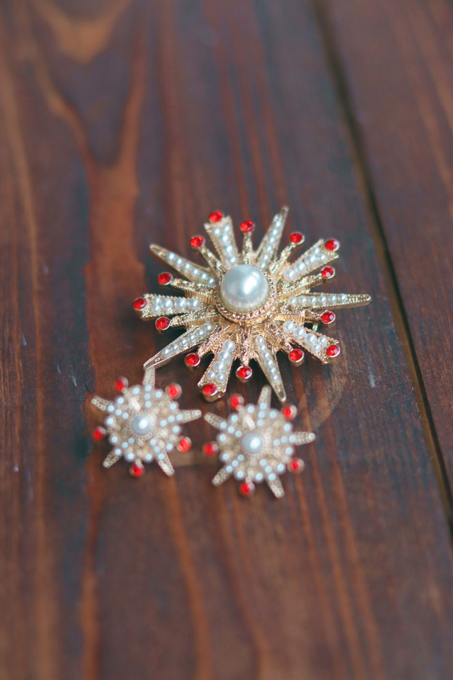 Parrure Broche • Royal stars