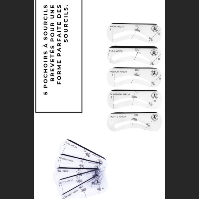 Pochoirs Sourcils By Anastasia Berverly Hill