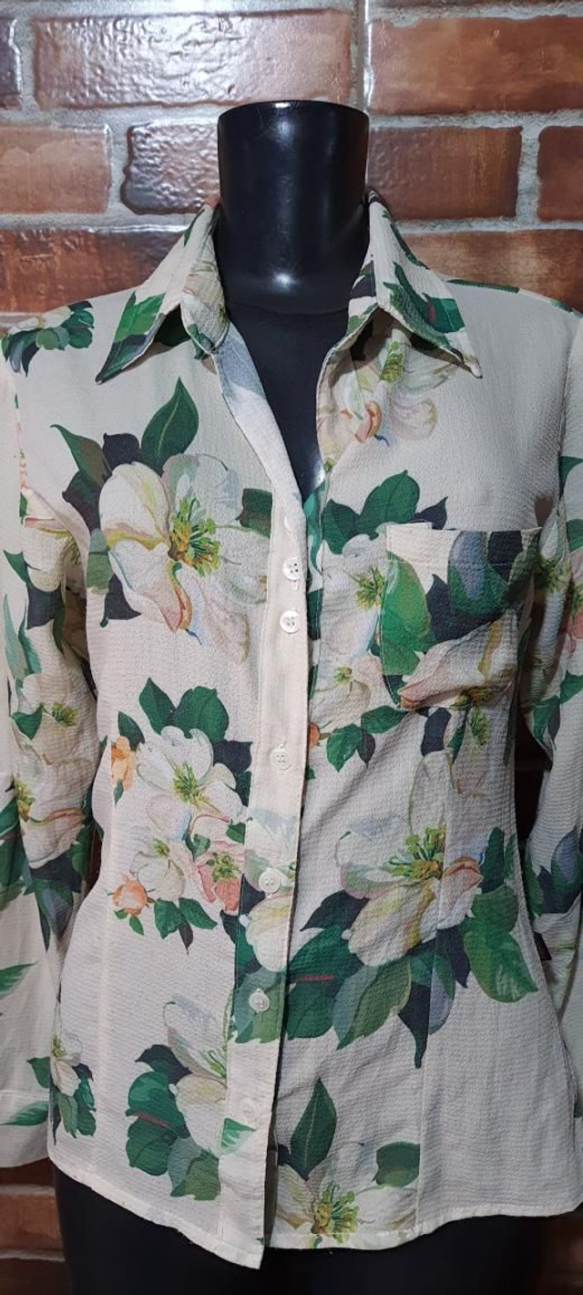 Blusa Social Estampada T/38