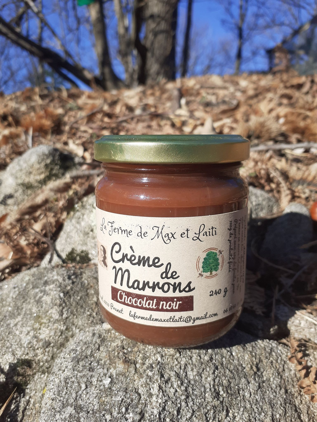 Crème de marrons Chocolat Noir 240g