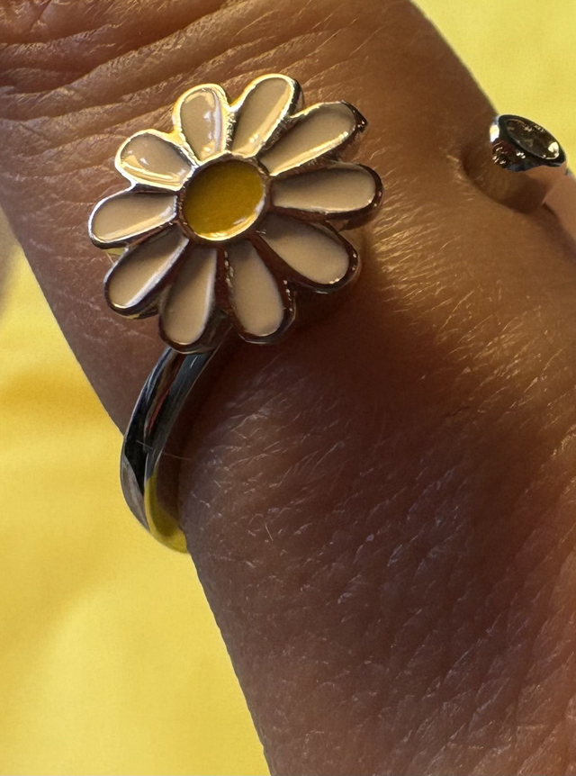 Calm Collective Daisy Anxiety Fidget Ring