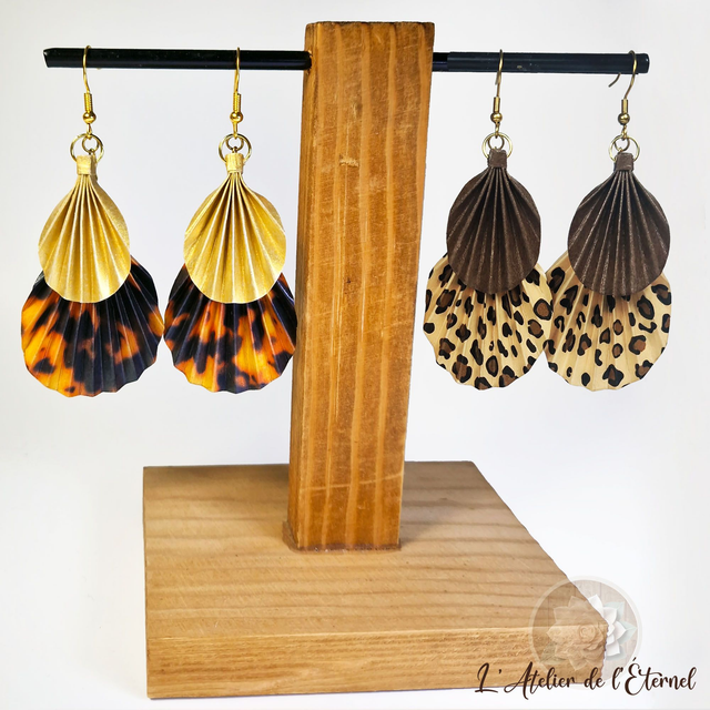 Boucles d'oreilles Licuala Royal - Collection animale