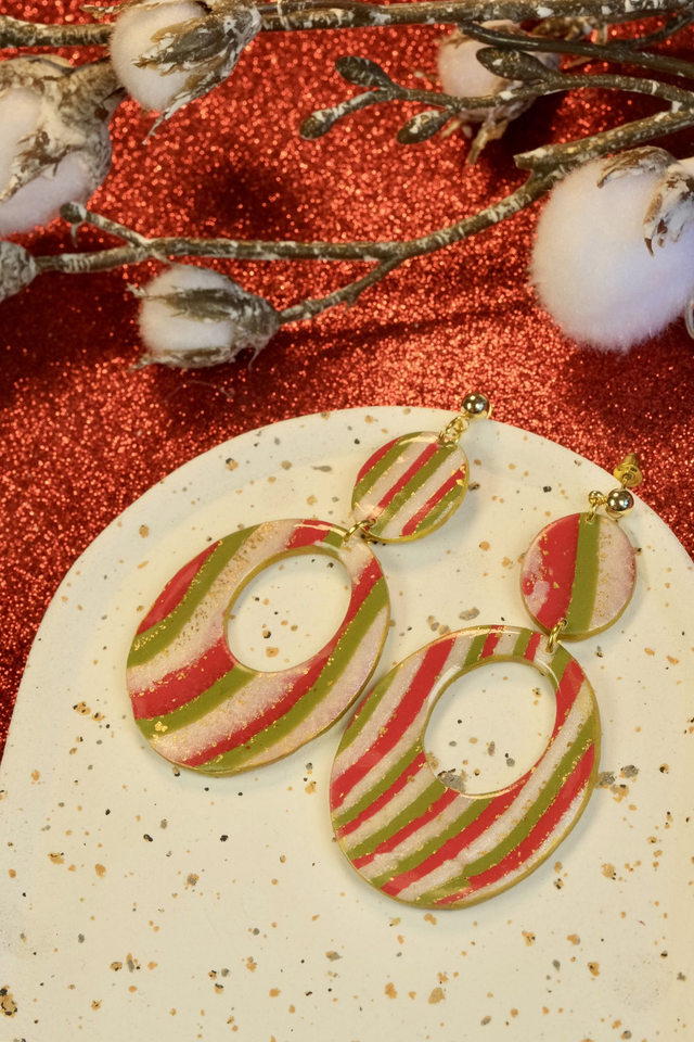 NOËL - boucles d’oreilles #08