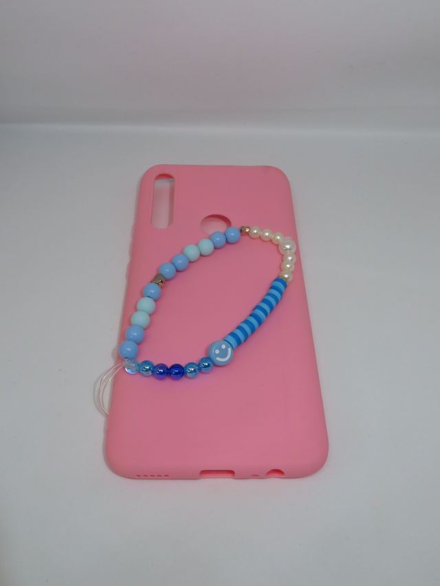 Bijoux téléphone mix bleu