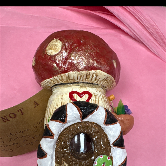 Mushroom light up ornament botterbloem studio