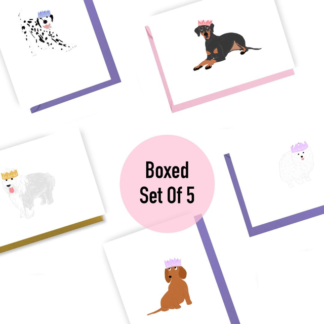 Christmas Dogs (Set of 5)