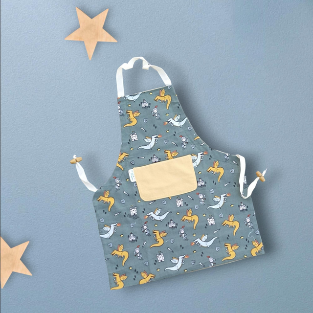  Tablier enfant 3 à 6 ans - Cuisine ou Activités en Coton Personnalisé