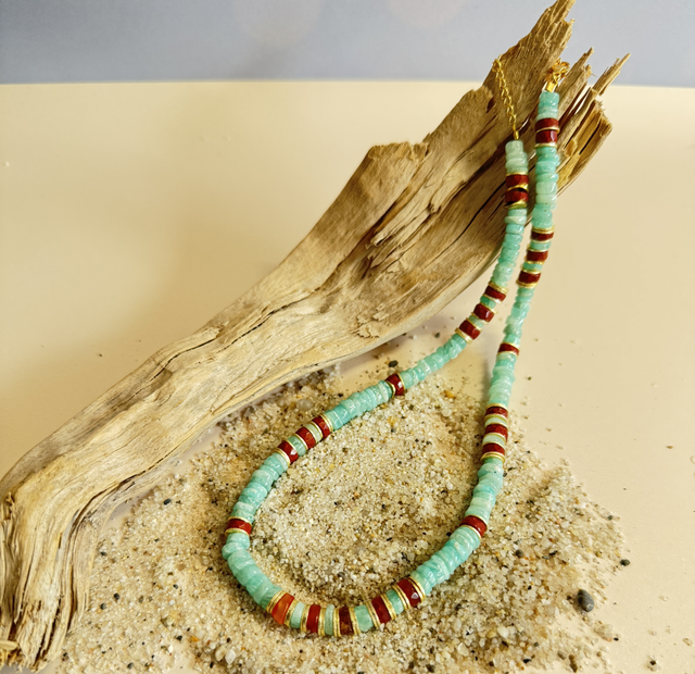 Collier Heishis Pinarellu