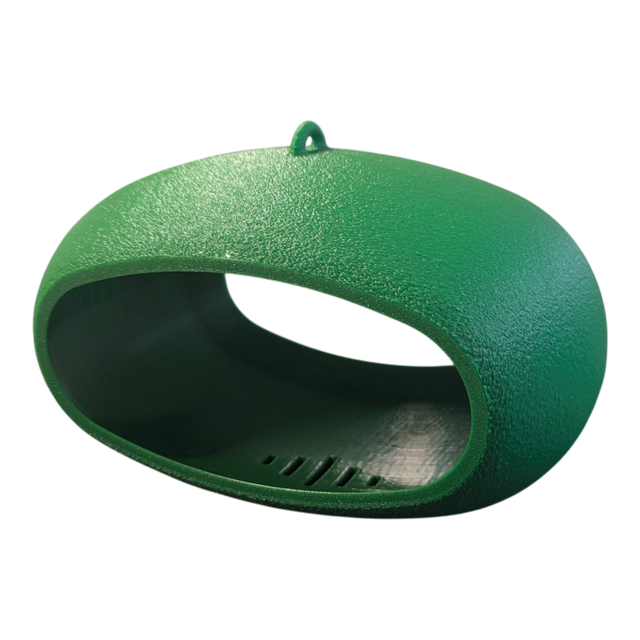 Mangeoire à oiseaux de la nature à suspendre de forme ovale