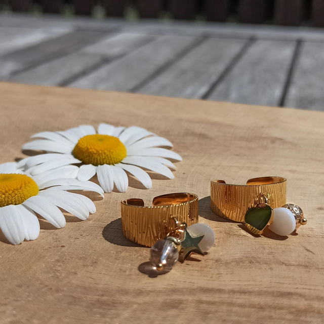 STRIÉE dorée réglable