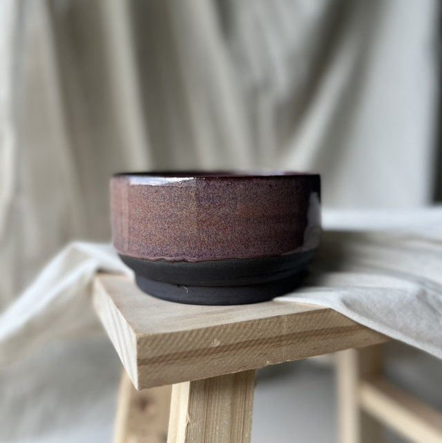 Matcha bowl "blackberry mist" 
