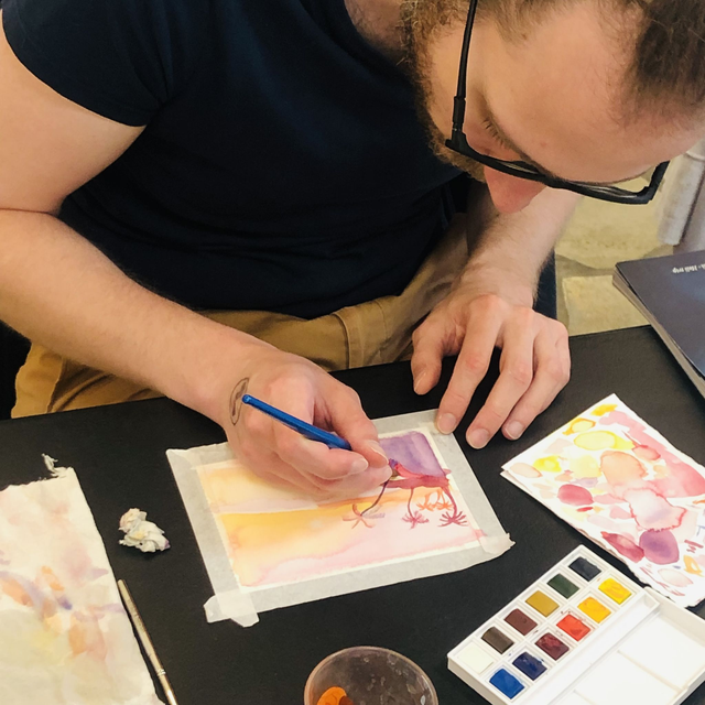Cours aquarelle - Samedi 21 Mars 2026 à 15h – Thème "Printemps et ses jolies fleurs"