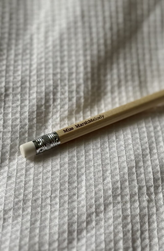 Personalised HB Pencil with Eraser - Different Personalisation on Each Pencil