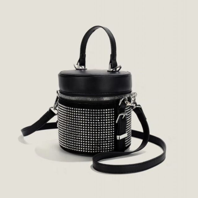 Borsa Mini Glam Bucket Nera