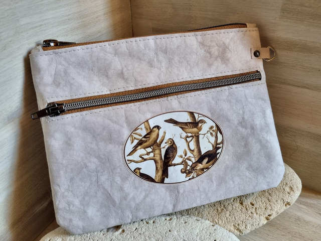 Grande trousse beige