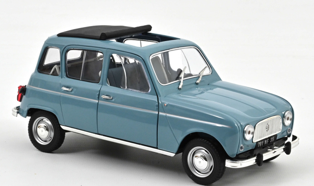 Renault 4 L  1966 bleu de France Norev 1:18