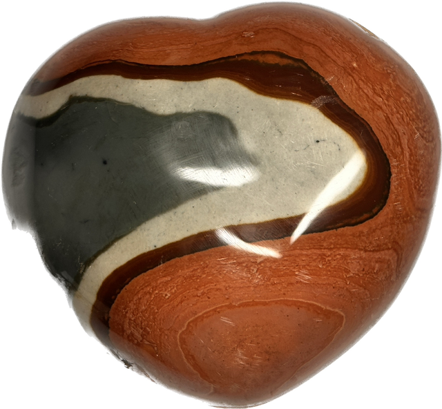 Heart - Polychrome Jasper