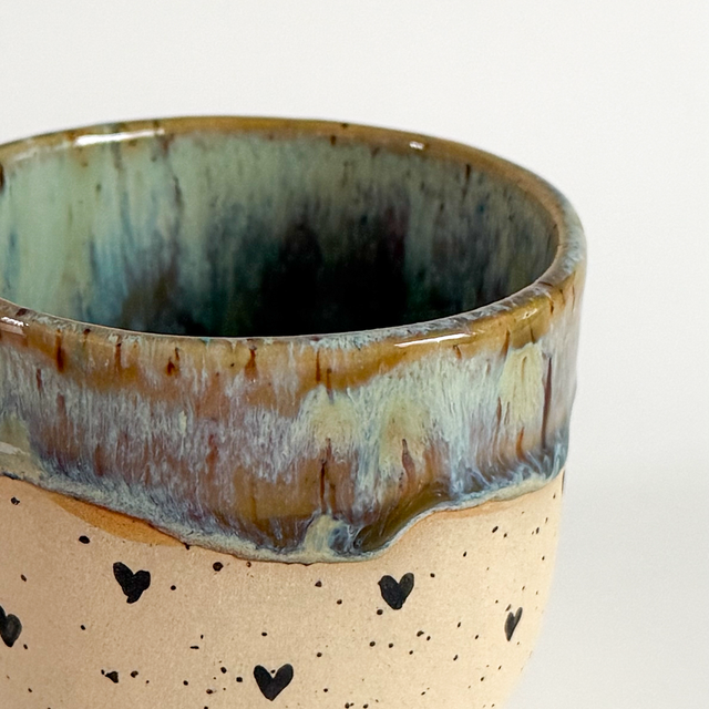 Gobelet large - cœurs 