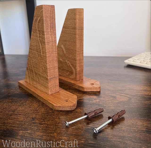Pair of Wooden Shelf Brackets