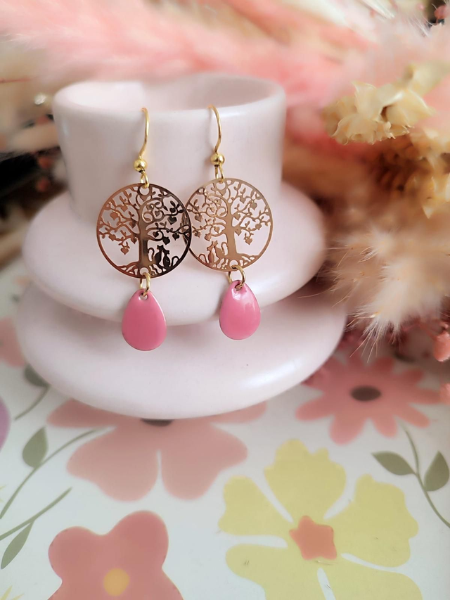 Boucles d'oreilles dorées NAMU