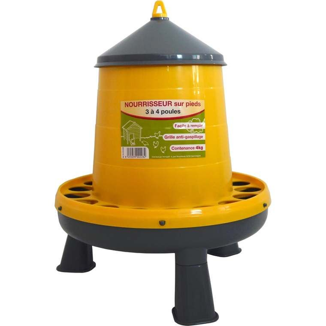 Mangeoire à trémie 4 kg d&#039;aliment