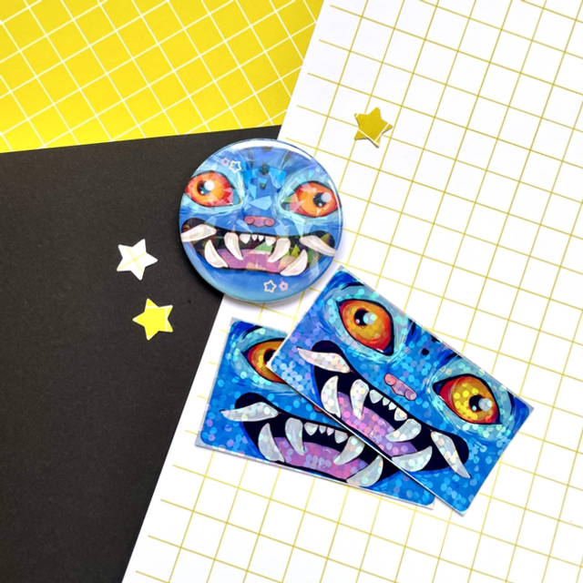 Derpy Sticker/Button pin