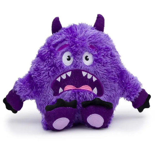Fabdog Fluffy Purple Monster Toy