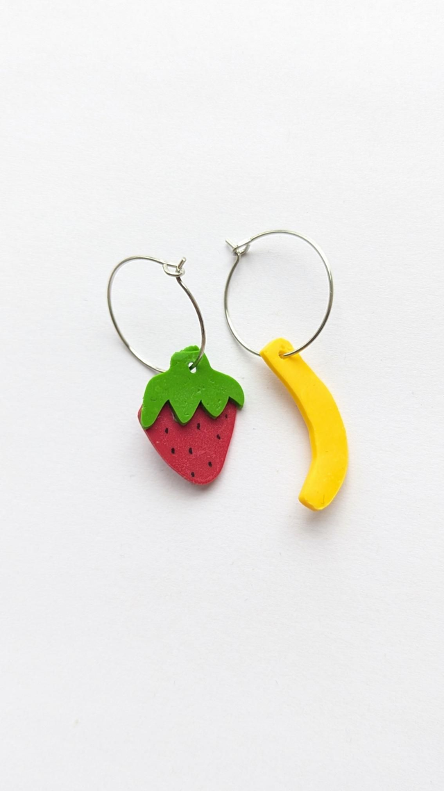 Mini Strawbs &amp; Banana Hoops