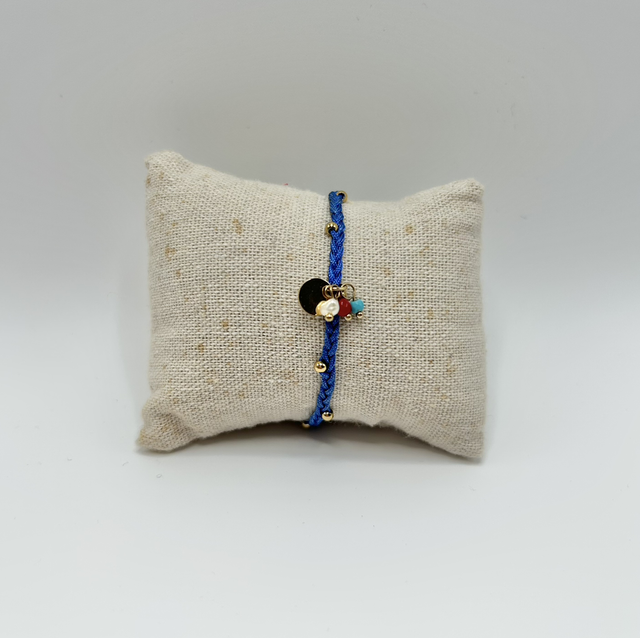 Pulsera cuerda Azul