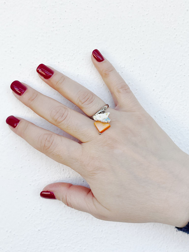 Anello Ottobre Fatto a Mano Regolabile e Personalizzato Mese di Nascita 