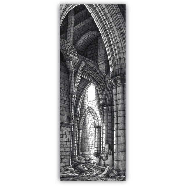 Marque-pages Temple 16 x 6 cm