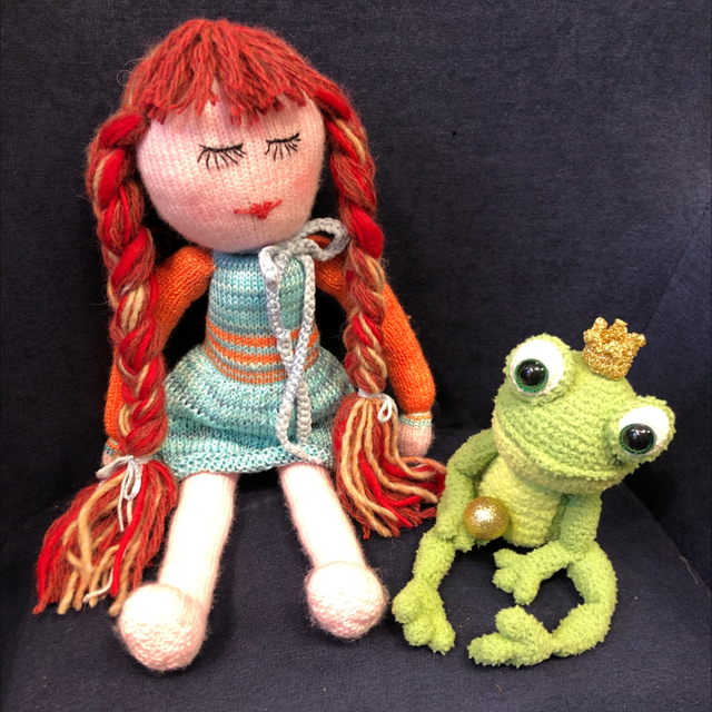 Froschkönig und seine Prinzessin