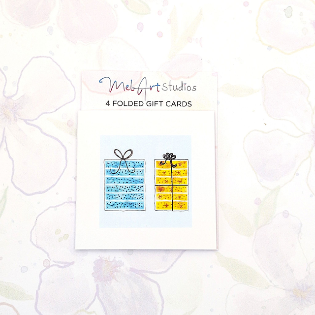 Folded Gift Cards - Pack of 4