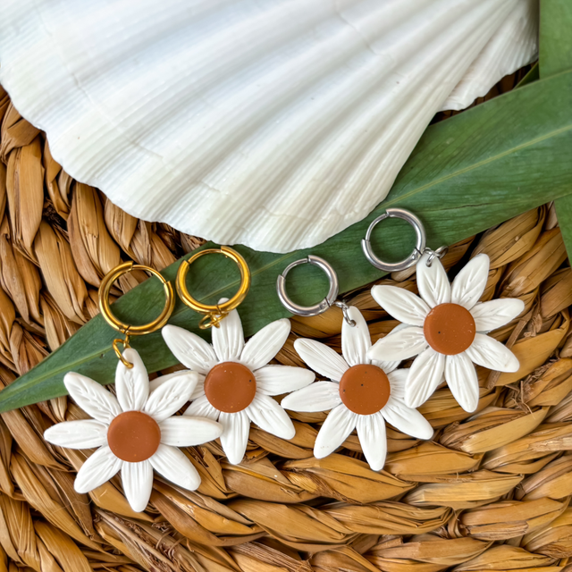 Pendientes Margarita puntas Terra 