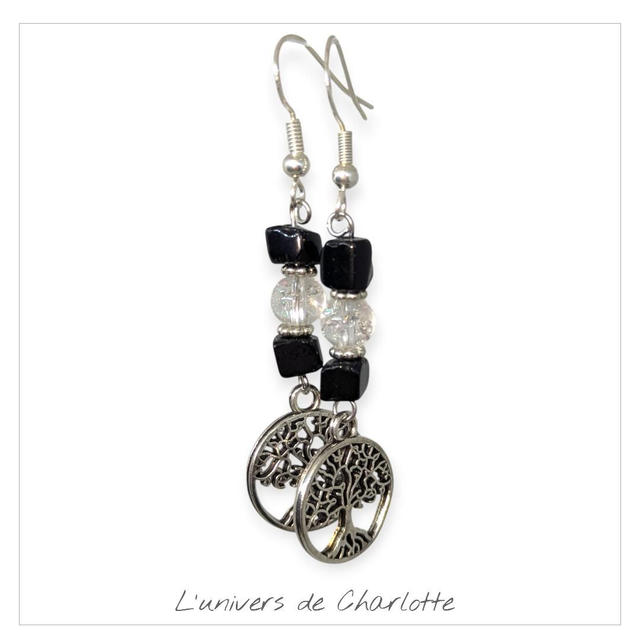 Boucles d'oreilles "Tourmaline" BO-098